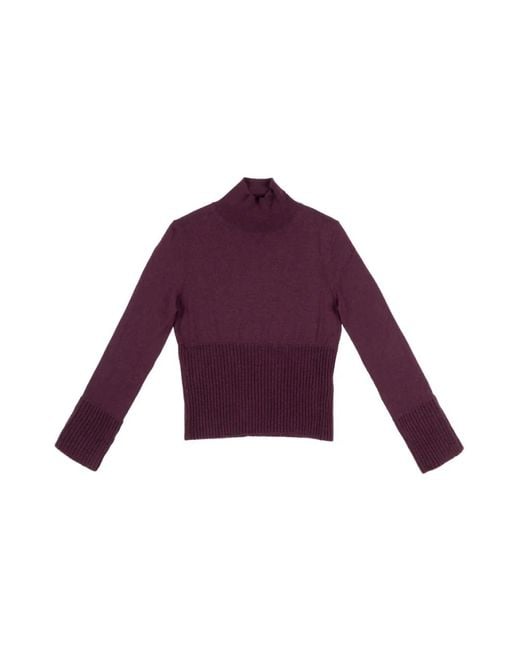 Nenette Purple Maglia Lupetto