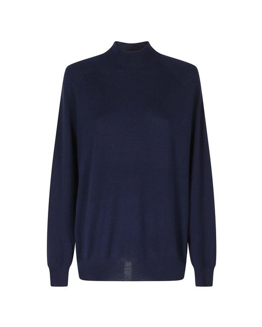 Aspesi Blue Mod 3375 Rollkragenpullover