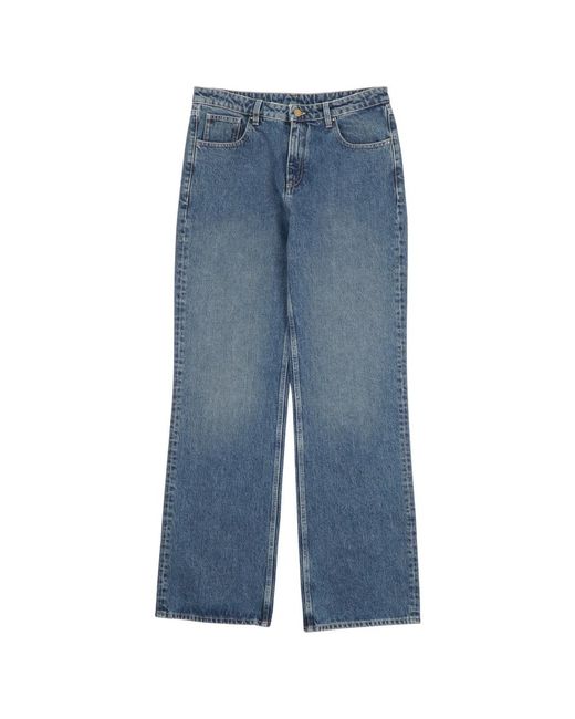 Moncler Blue Straight Jeans