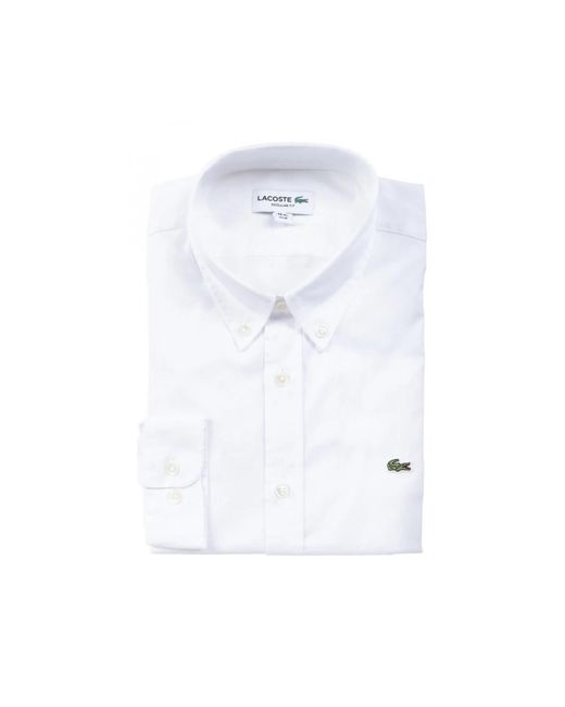 Lacoste White Casual Shirts for men