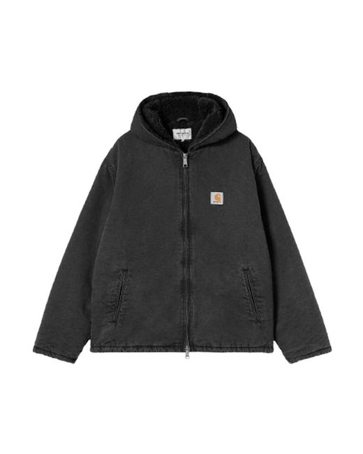 Carhartt Jassen ,Zwart ,Katoen Mitch Jacket in het Black voor heren