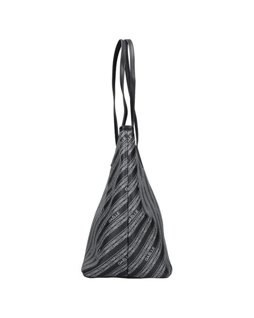 Gaelle Paris Black Shopping Bags