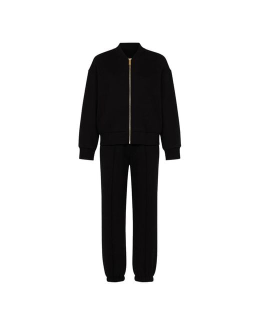 Twinset Zwart Jogger Broek En Bomber Set in het Black
