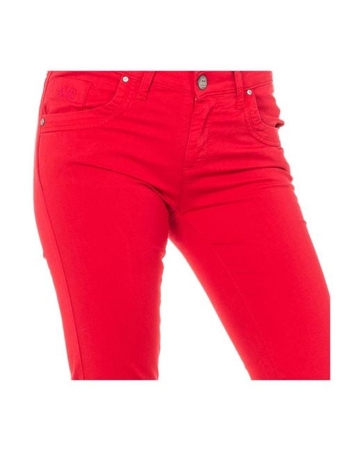 La Martina Red Skinny Fit Jeans