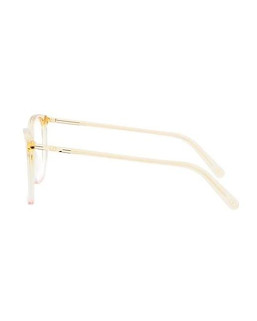Dior White Glasses