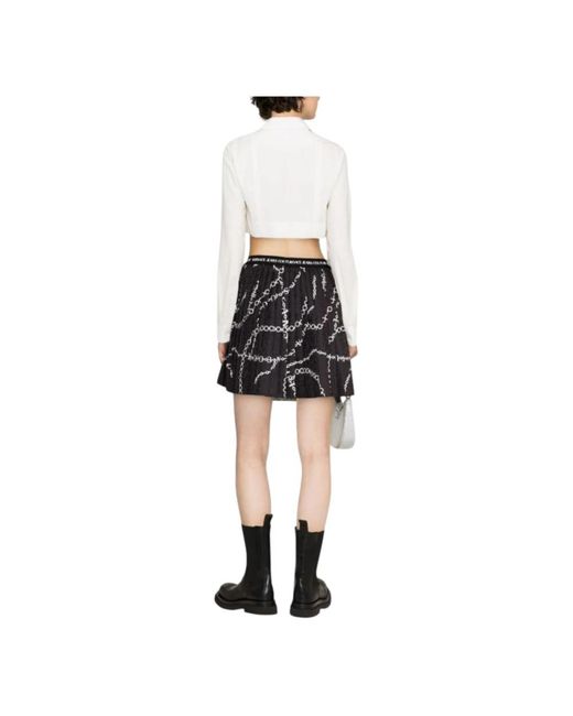 Versace Jeans Couture Black Short Skirts