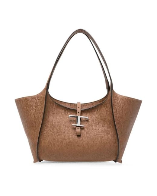 Tod's Brown Shopping Bags