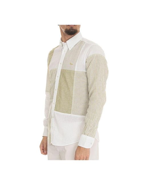 Harmont & Blaine Patch-Work Shirt in White für Herren