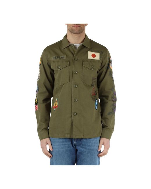 Replay Green Light Jackets for men