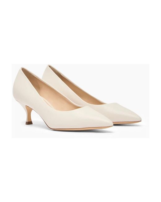 Casadei White Pumps