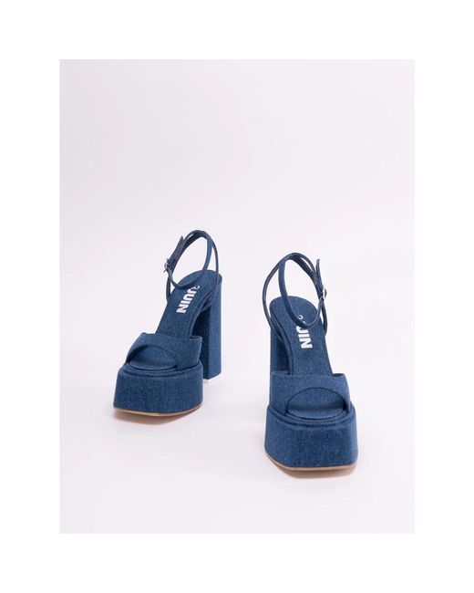 High Heel Sandals di 3Juin in Blue