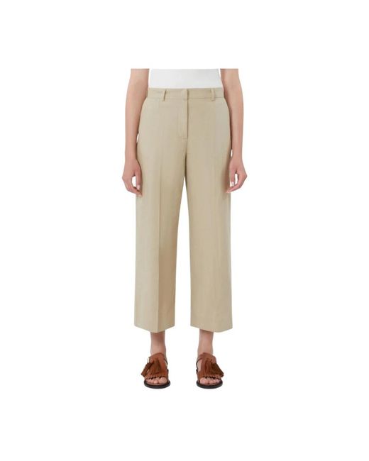 Weekend by Maxmara Natural Cropped Trousers