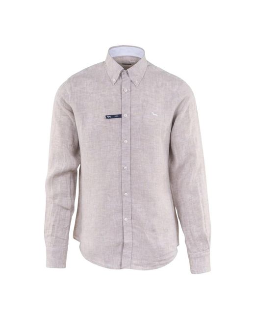 Harmont & Blaine Gray Casual Shirts for men
