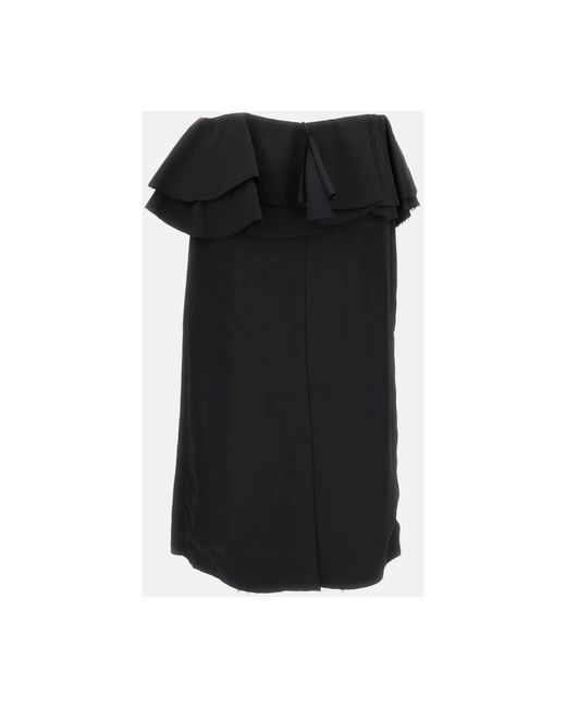 Plan C Black Midi Skirts