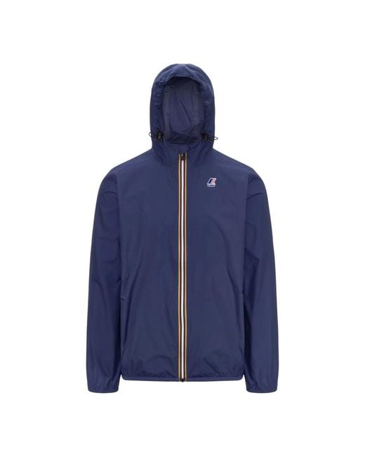 K-Way Blue Rain Jackets for men
