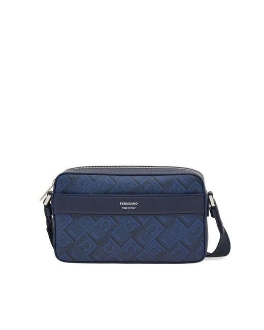 Ferragamo Monogram Heuptas in het Blue voor heren