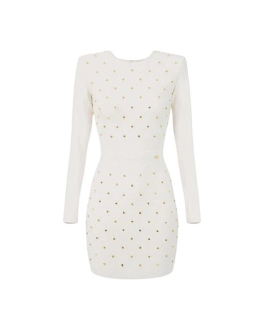 Short Dresses Elisabetta Franchi de color White