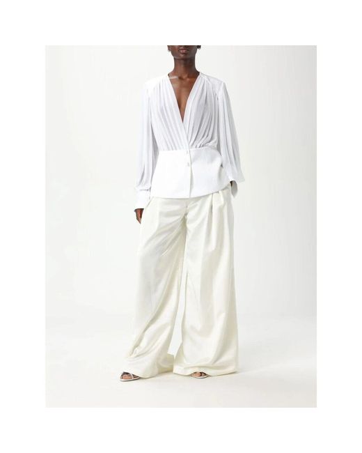 Genny White Weißes Button-Up Hemd, Eleganter Stil