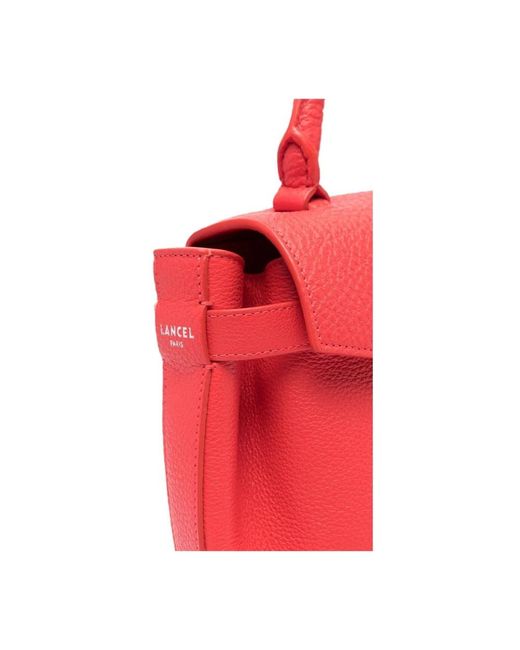 Lancel Red Shoulder Bags