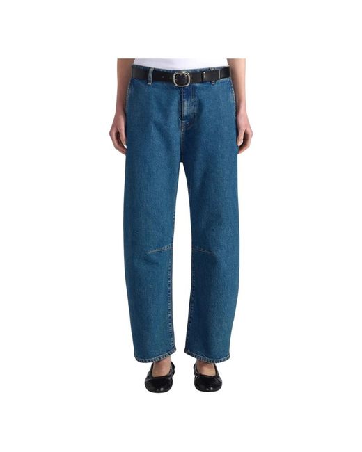 Liviana Conti Blue Loose-Fit Jeans