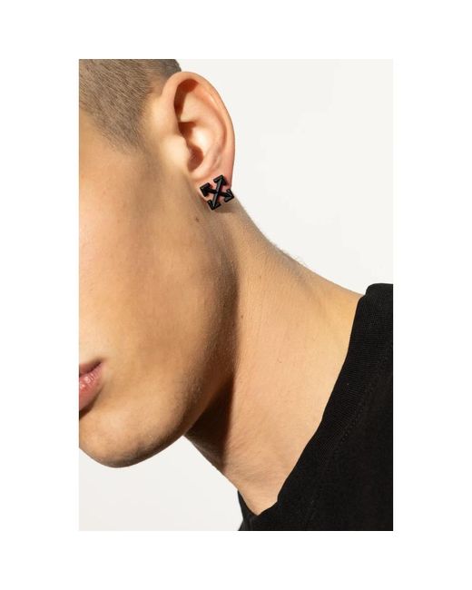 Earrings di Off-White c/o Virgil Abloh in Black da Uomo