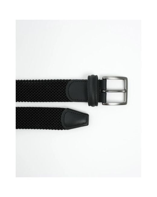 Andersons Elastischer Taric Gürtel in Black für Herren