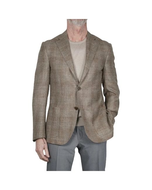 Jackets > blazers Corneliani pour homme en coloris Brown