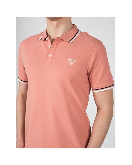 Tops > polo shirts Guess pour homme en coloris Pink