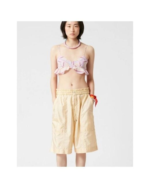 Long Shorts Isabel Marant de color Natural