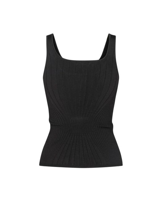 Sleeveless Tops di Mugler in Black