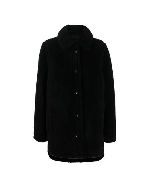 Stand Studio Black Single-Breasted Coats