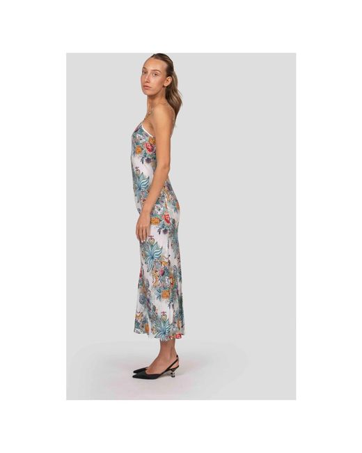 Just Cavalli Blue Midi Dresses