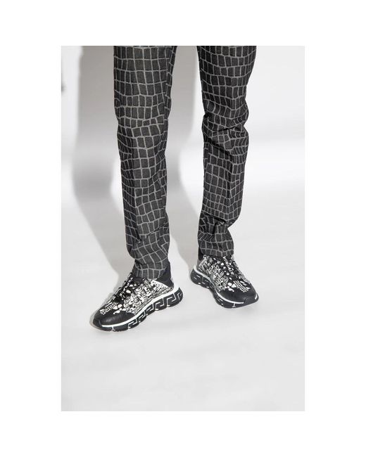 Versace 'trigreca' sneaker in Black für Herren