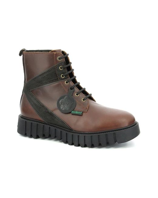 Stivali di Kickers in Brown da Uomo