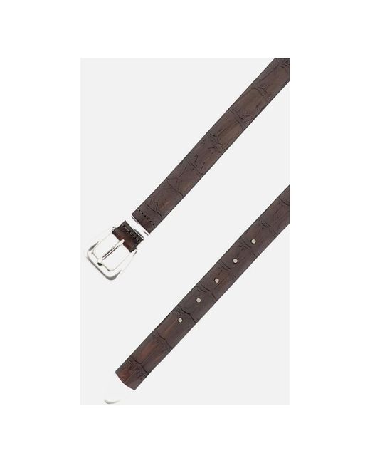 Alberto Luti Black Belts for men