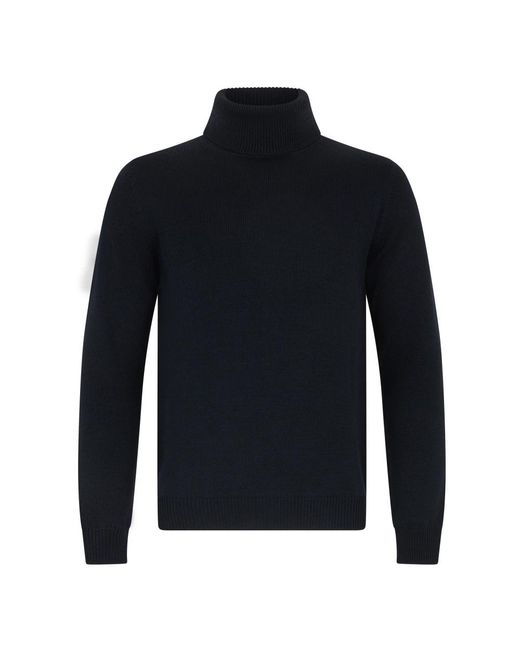 Roberto Collina Blue Turtlenecks for men