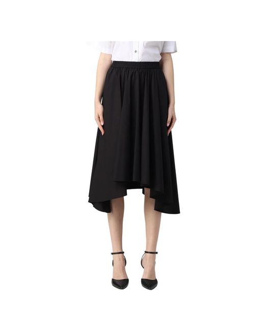 Michael Kors Black Midi Skirts