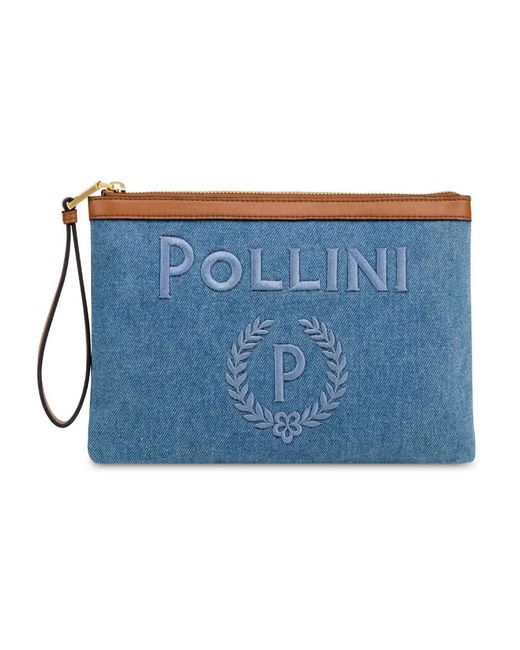 Pollini Blue Pouch Capri