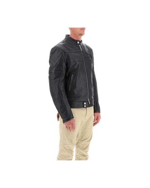 DSquared² Leather jackets in Black für Herren