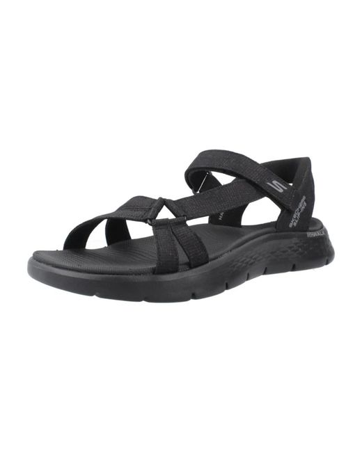 Skechers Black Flat Sandals
