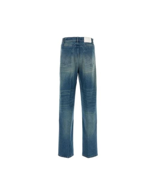 Random Identities Blue Loose-Fit Jeans for men