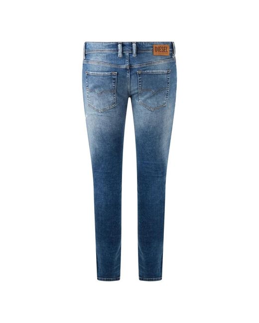 DIESEL Blue Skinny Jeans for men