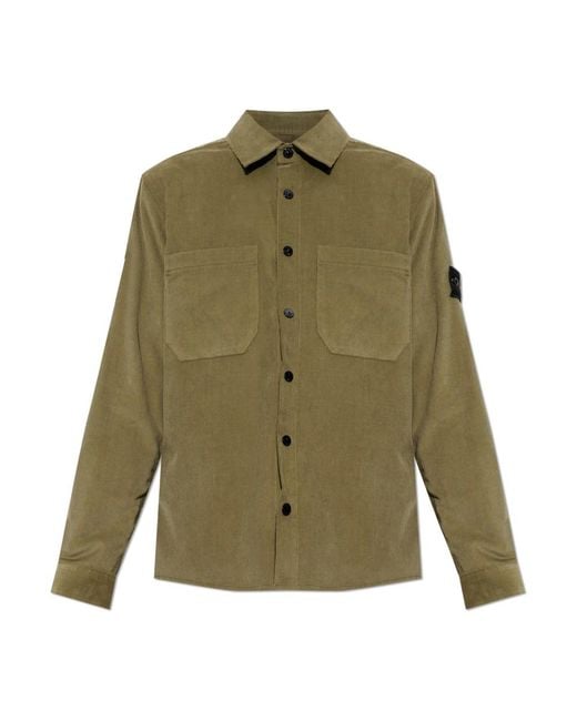 Stone Island Green Casual Shirts for men