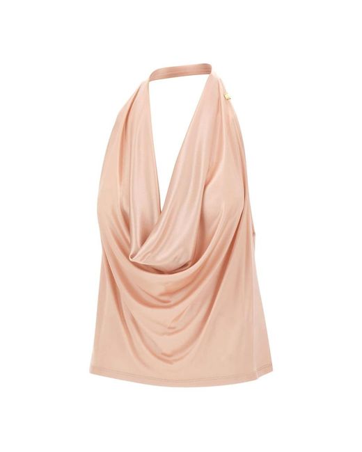 Elisabetta Franchi Pink Sleeveless Tops