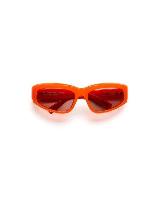 Retrosuperfuture Orange Sunglasses