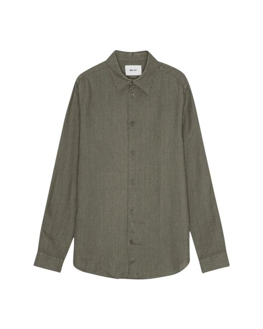 Casual Shirts di NN07 in Green da Uomo
