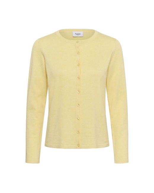 Cardigans Saint Tropez de color Yellow
