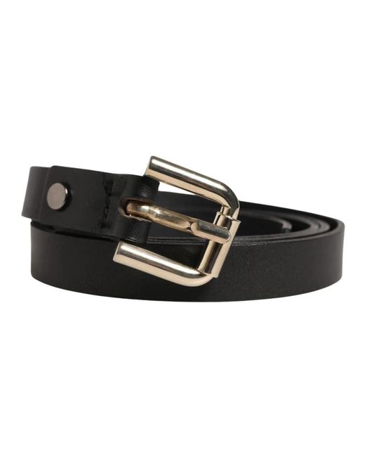 Gianfranco Ferré Accessoires ,Zwart ,Leer Tailleriem in het Black