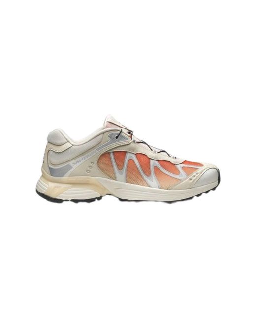 Salomon Weiße Sneakers Xt-Whisper Polyurethan Trainer in Gray für Herren