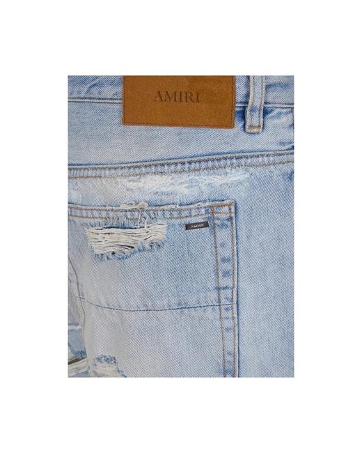 Amiri Blue Straight Jeans for men